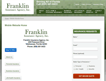 Tablet Screenshot of franklin-ins.com